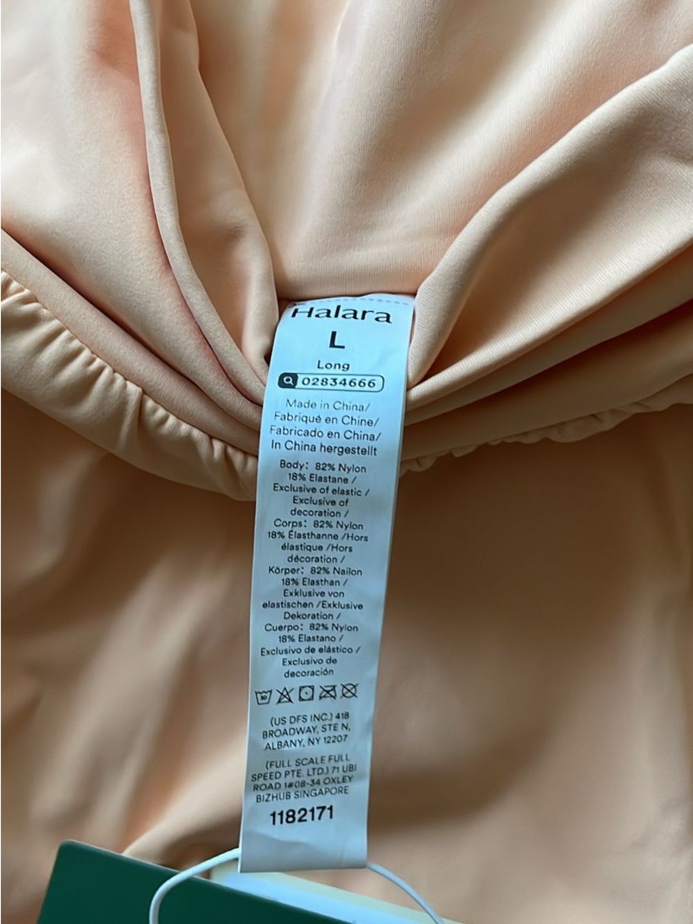 NWT halara Women’s High-Waist Peach Active Shorts - Picture 6 of 6